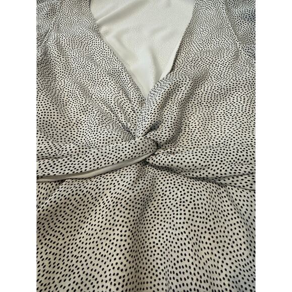 A.L.C. Silk Viera Rimini Dot Tiered Mini Dress Women’s Size 6 – Cocktail Dress - Picture 3 of 7